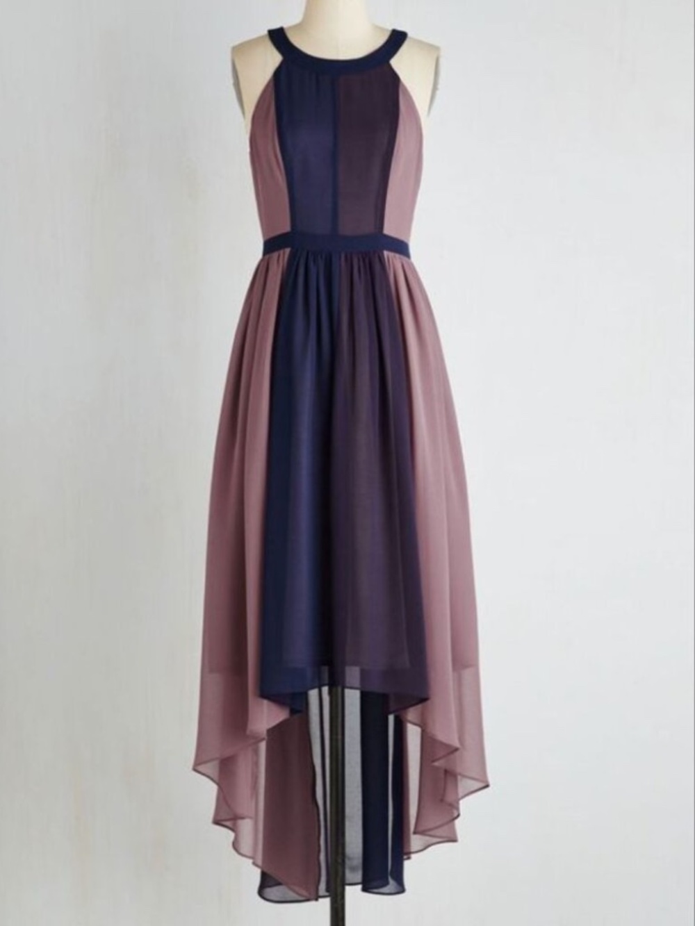 Modcloth peachy queen hi lo dress